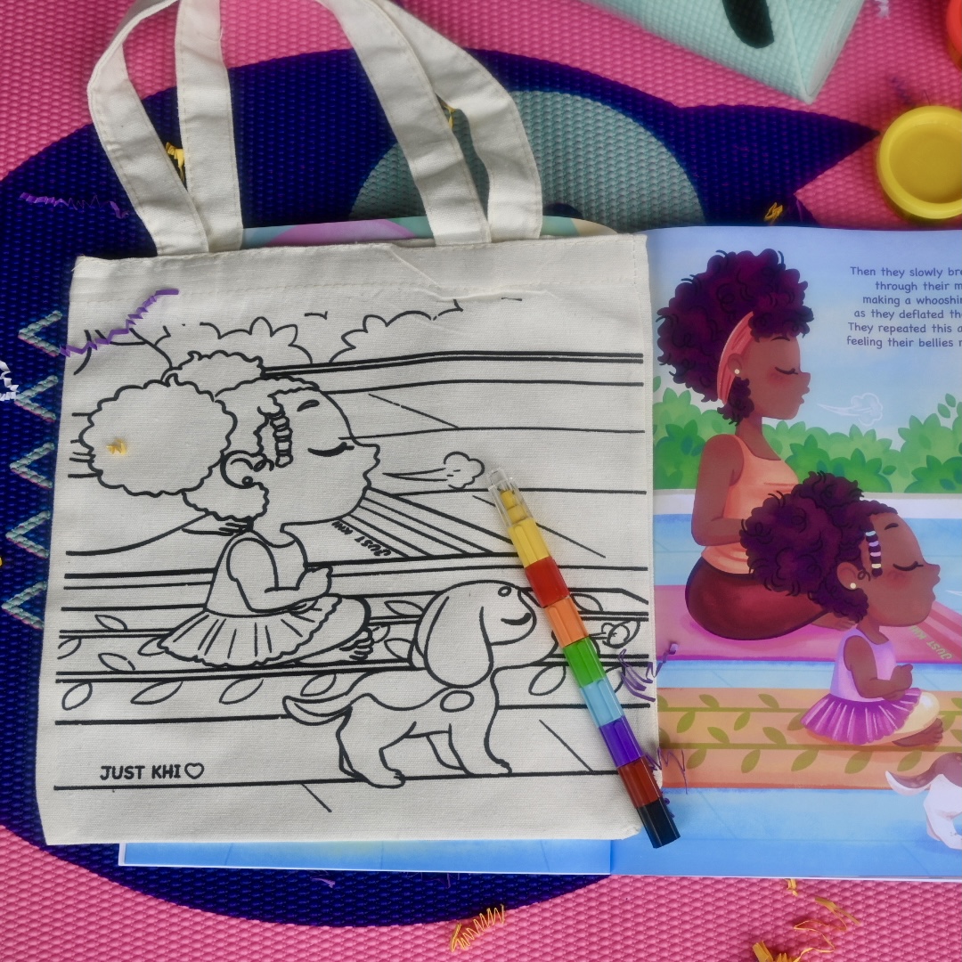 Color & Carry Creative Kids Tote Bag