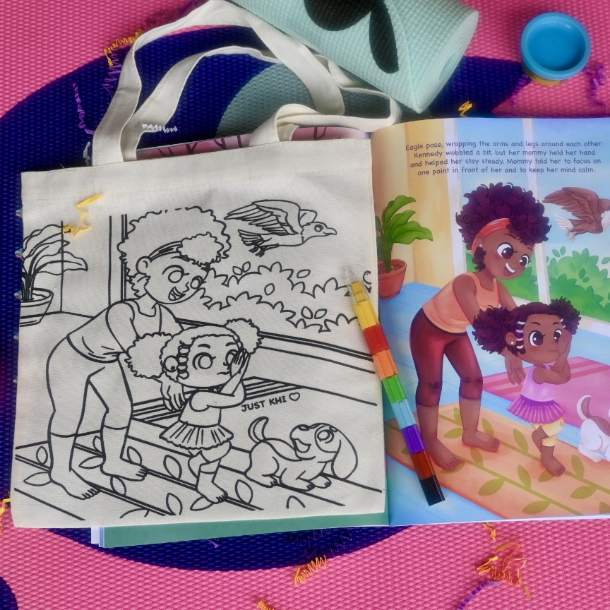 Color & Carry Creative Kids Tote Bag